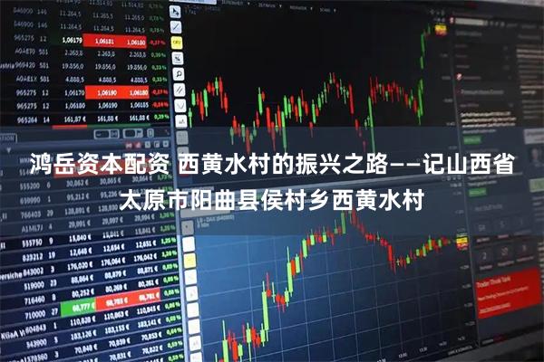 鸿岳资本配资 西黄水村的振兴之路——记山西省太原市阳曲县侯村乡西黄水村