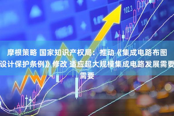 摩根策略 国家知识产权局：推动《集成电路布图设计保护条例》修改 适应超大规模集成电路发展需要